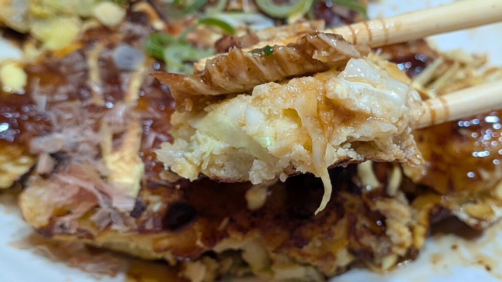 ふわふわのお好み焼きに！